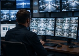 Security surveillance monitoring