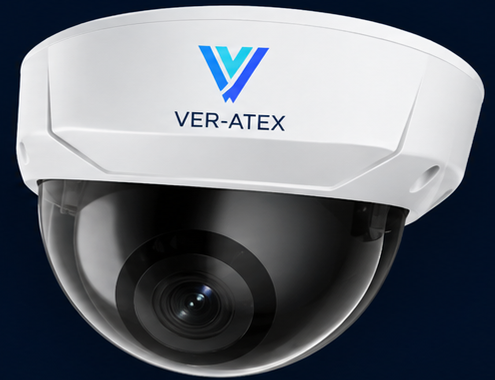 Ver-atex-branded surveillance camera
